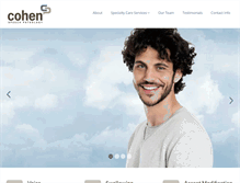 Tablet Screenshot of cohenspeech.com